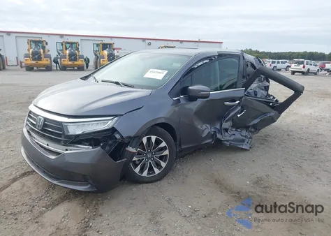 2024 Honda Odyssey Ex-L z USA, uszkodzony, nr VIN 5FNRL6H66RB046599